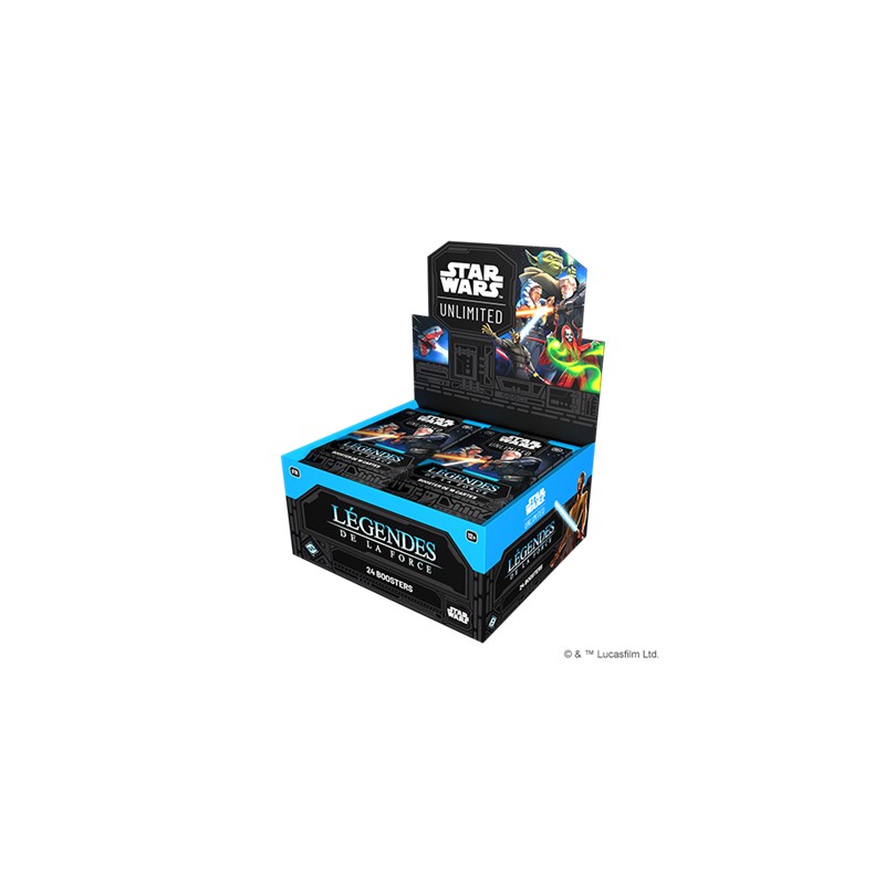 Star Wars Unlimited - Legends of the Force - Box Booster - (24 Buste) - Eng